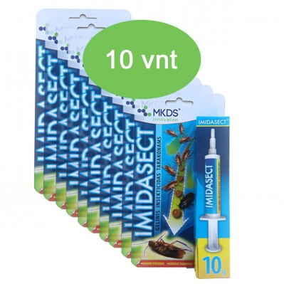 Imidasect 10 g, gelinis insekticidas tarakonams naikinti, MAXI pak. (kaina nurodyta 1 vnt.)